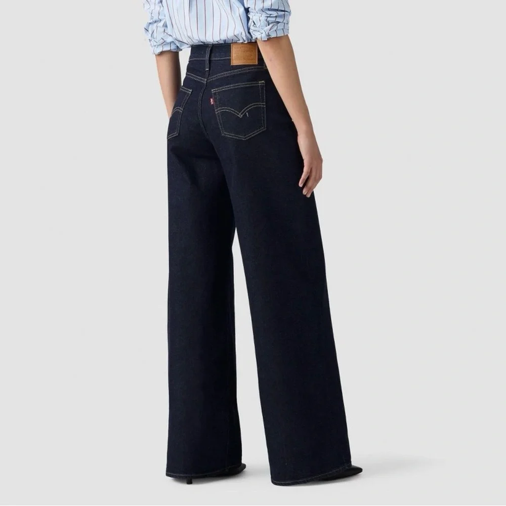 Levi's Dark Indigo Wide Leg Jeans - Picture 5 of 14